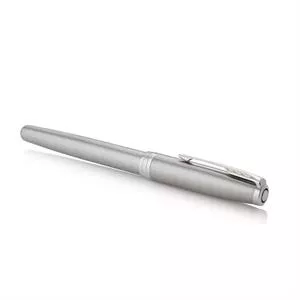 Parker Sonnet Chrome Trim Stainless Steel Fountain Pen